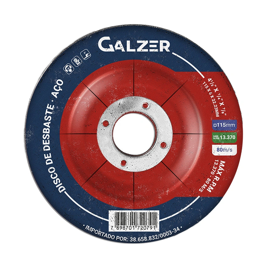 Disco de Desbste 4" - Galzer