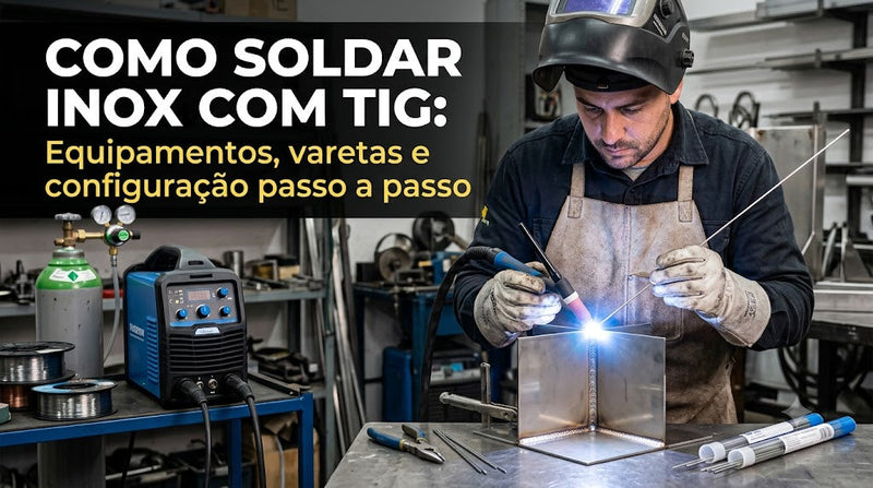 Como soldar inox com TIG: corrente, vareta e técnica passo a passo