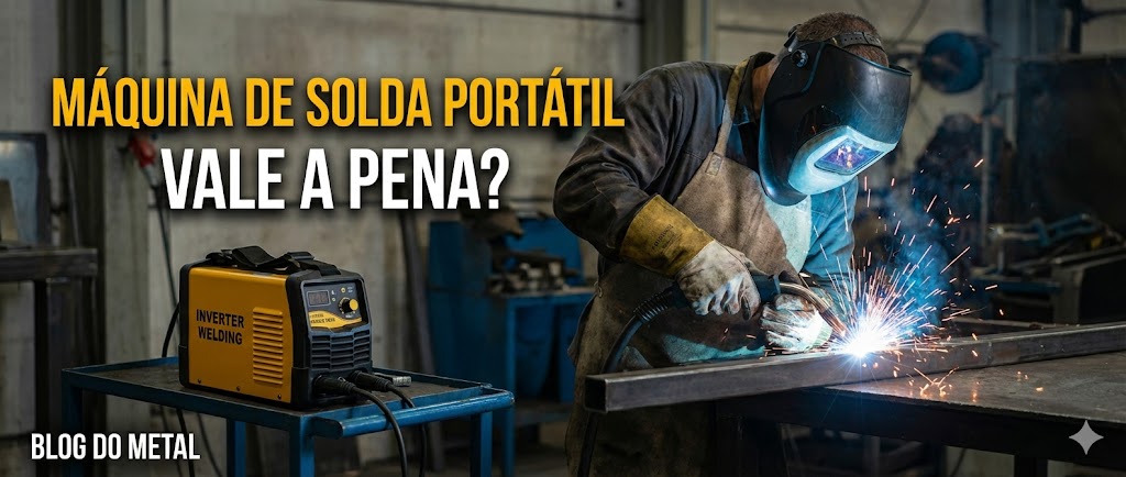 Máquina de solda portátil vale a pena?