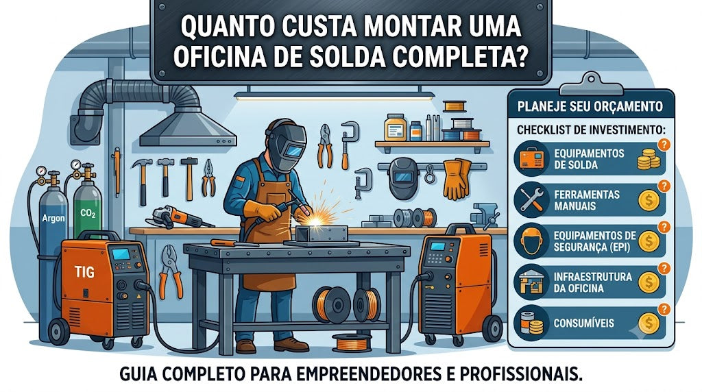 Quanto custa montar uma oficina de solda completa?