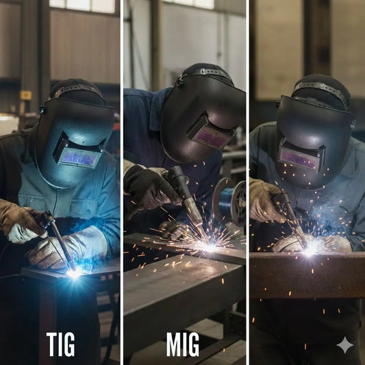 Quais as diferenças entre solda TIG, MIG e Eletrodo revestido?