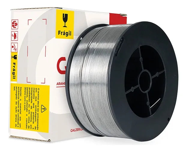 Arame Solda Mig  0.8mm E71t GS Tubular - 1kg sem gás - Galzer