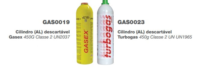 Cilindro (refil) descartável aluminio - OXYTURBO