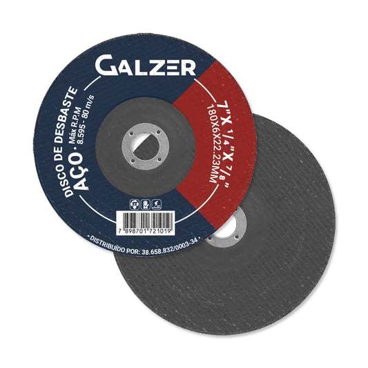 Disco de Desbaste 7" Galzer
