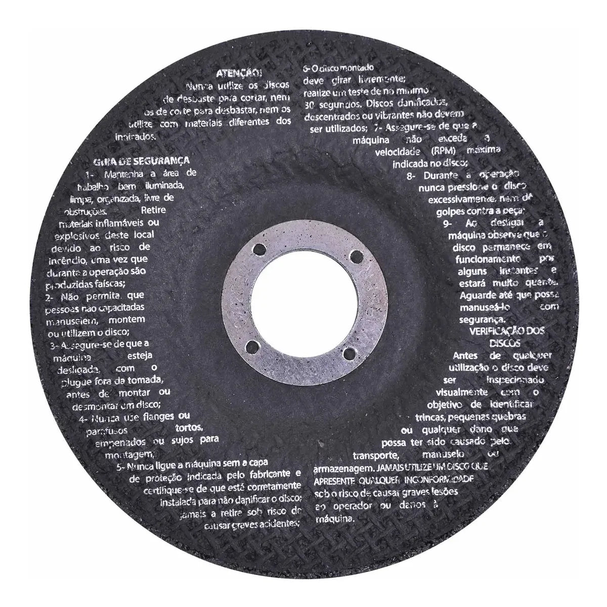 Disco De Desbaste Para Aço 4.5" X 1/4" X 7/8" - Worker