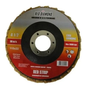 Disco Flap Manta 4.1/2" Grosso - acabamento de superfícies - Red Diamond