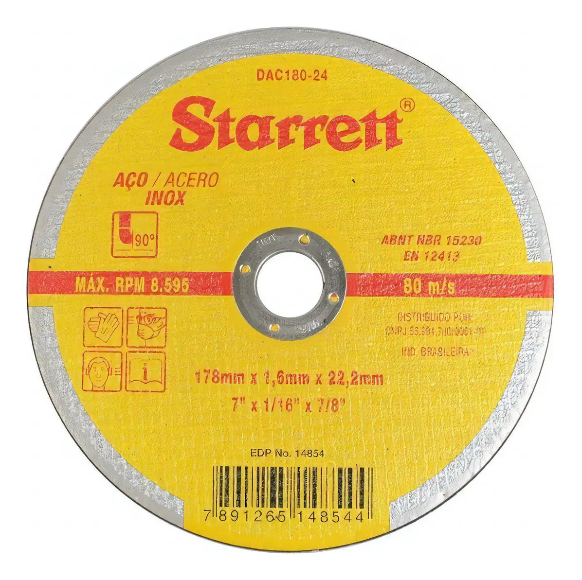 Disco de Corte 7 x 1,6 - Starret
