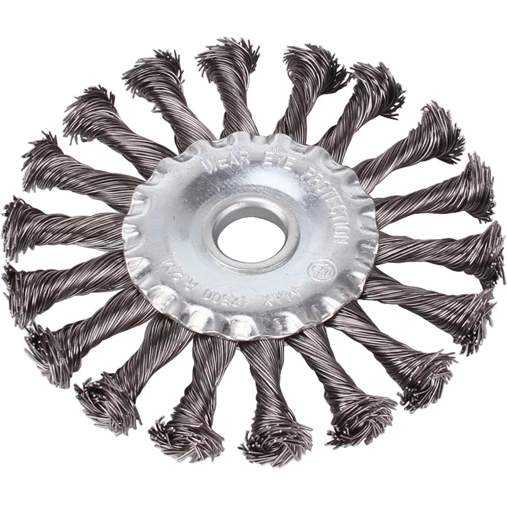 Escova Circular Trançada - 4" x 1/2" x 7/8 - JN / Ideal
