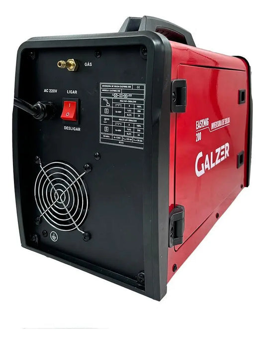 Máquina de Solda Inversora Easy MIG 200 - GALZER