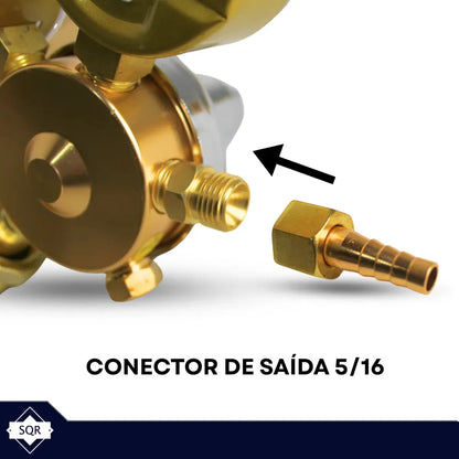 Regulador de Pressão Argônio - S01 - SQR
