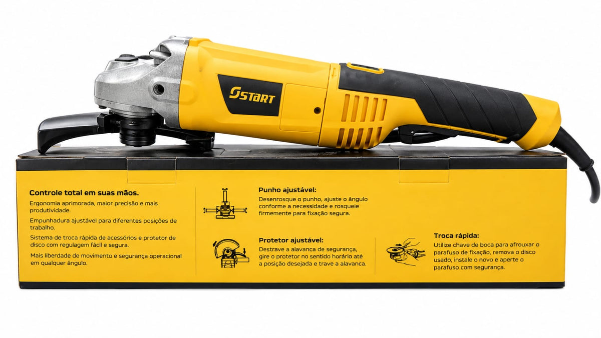 Esmerilhadeira angular 7" - Start - 220V