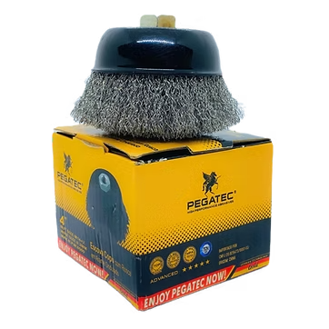Escova Copo com rosca Ondulada 4" - Pegatec