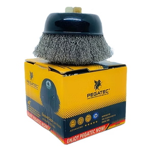 Escova Copo com rosca Ondulada 4" - Pegatec