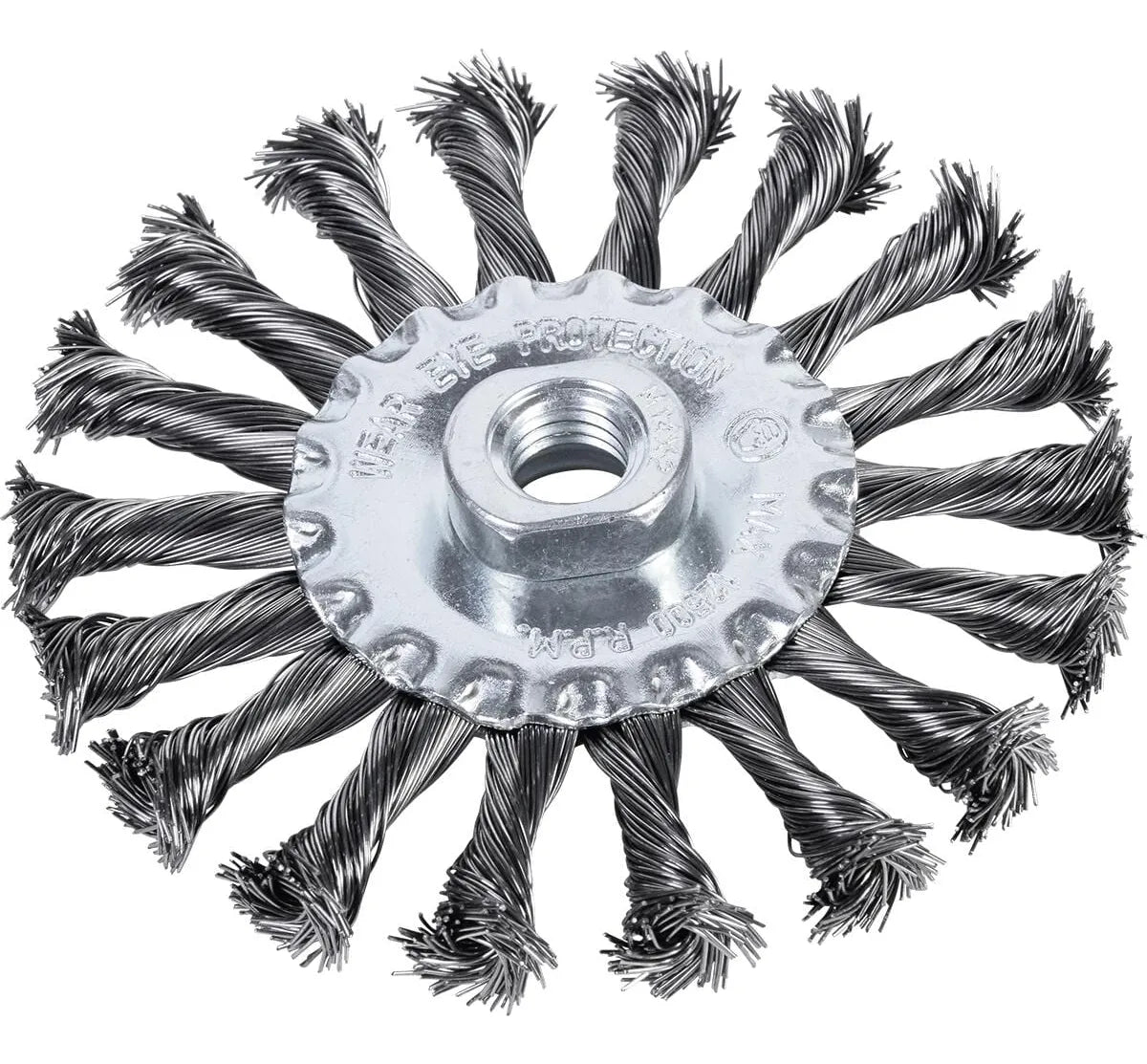 Escova Circular Trançada inox 4 1/2" RM14 - JN / Ideal