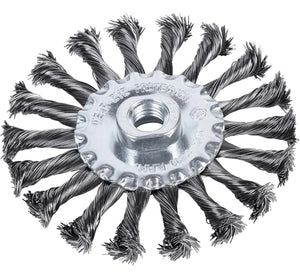 Escova Circular Trançada inox 4 1/2" RM14 - JN / Ideal