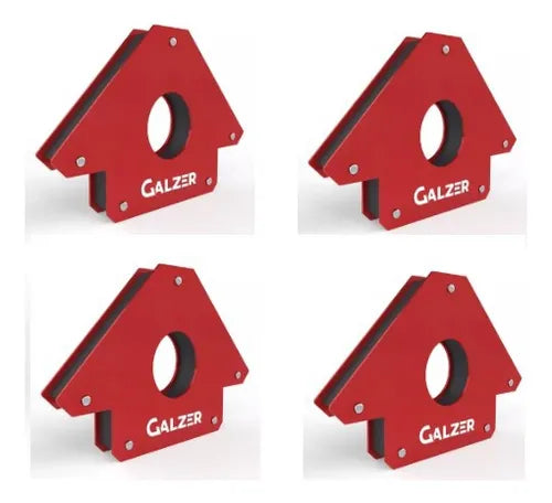 Esquadro magnético mini 4Kg com 4 unidades - Galzer