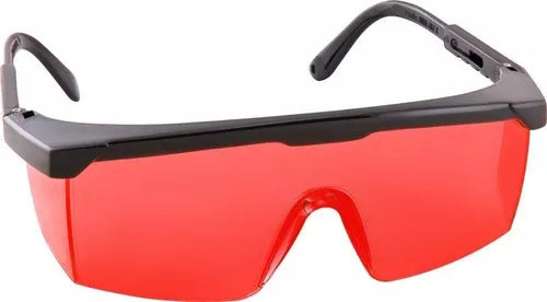 Óculos segurança vermelho Foxter - Vonder