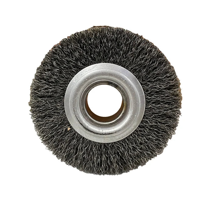 Escova de aço circular ondulado 10" - Aço carbono - Ideal
